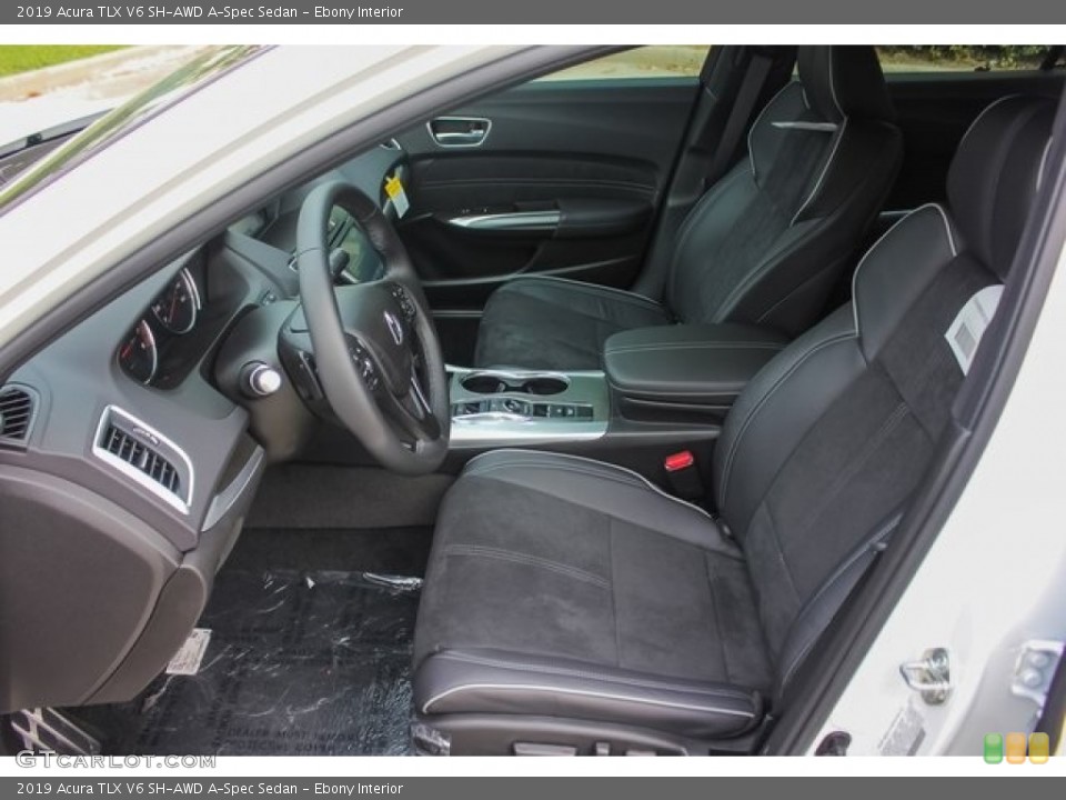 Ebony Interior Photo for the 2019 Acura TLX V6 SH-AWD A-Spec Sedan #131286360