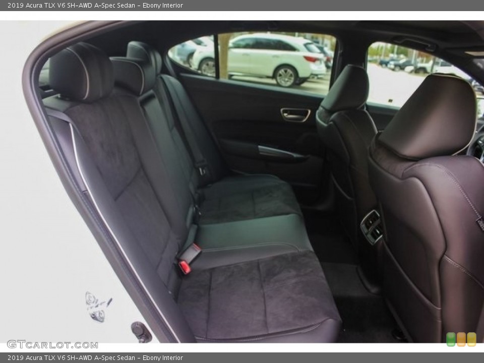 Ebony Interior Rear Seat for the 2019 Acura TLX V6 SH-AWD A-Spec Sedan #131286489