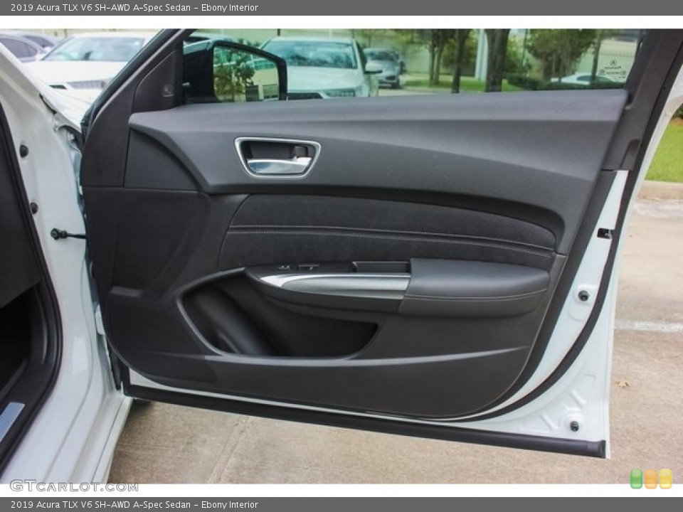 Ebony Interior Door Panel for the 2019 Acura TLX V6 SH-AWD A-Spec Sedan #131286513