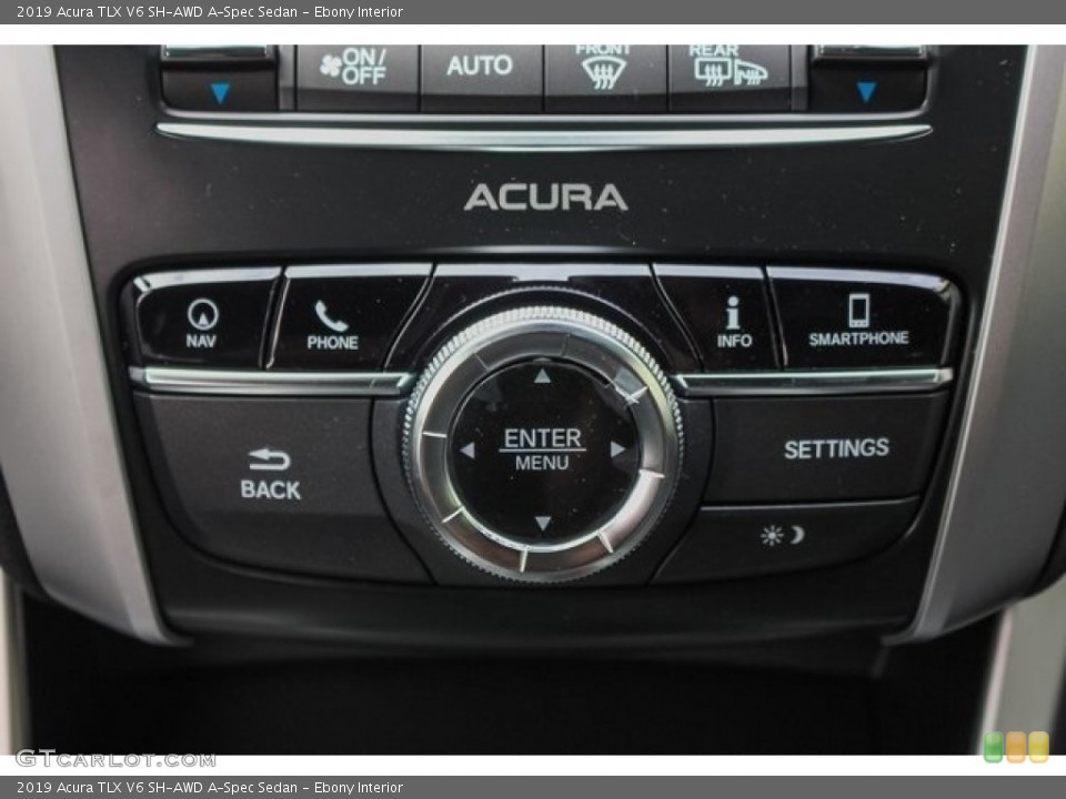 Ebony Interior Controls for the 2019 Acura TLX V6 SH-AWD A-Spec Sedan #131286699