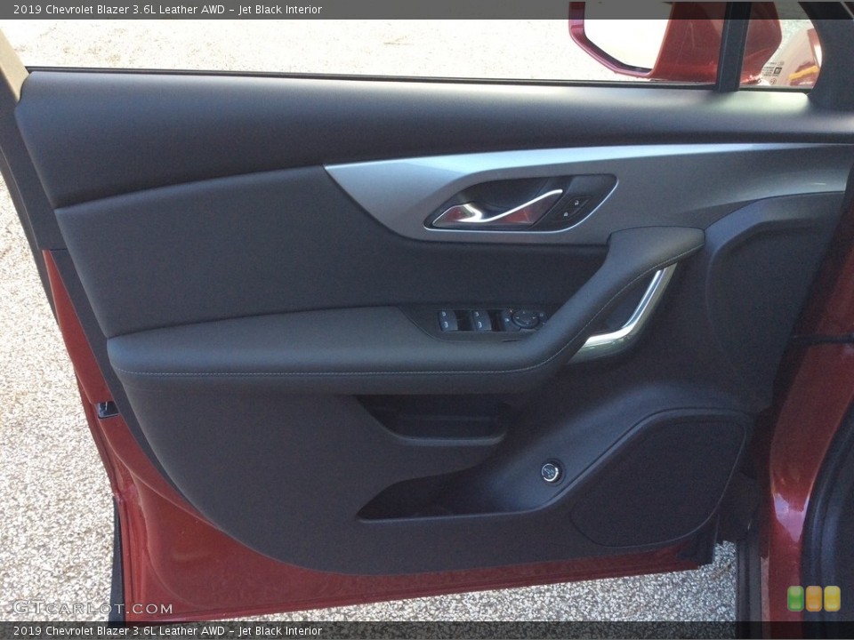 Jet Black Interior Door Panel for the 2019 Chevrolet Blazer 3.6L Leather AWD #131286759