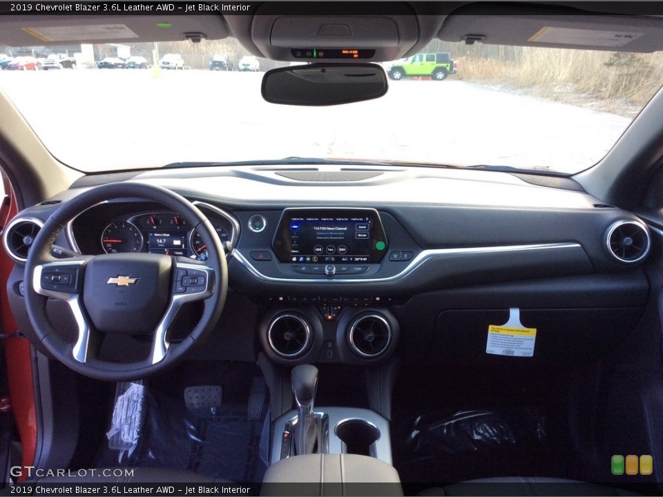 Jet Black Interior Dashboard for the 2019 Chevrolet Blazer 3.6L Leather AWD #131286825