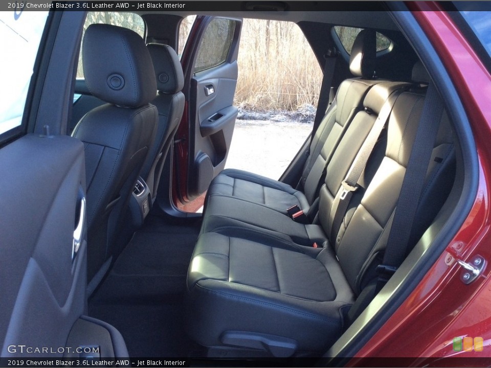 Jet Black Interior Rear Seat for the 2019 Chevrolet Blazer 3.6L Leather AWD #131286996
