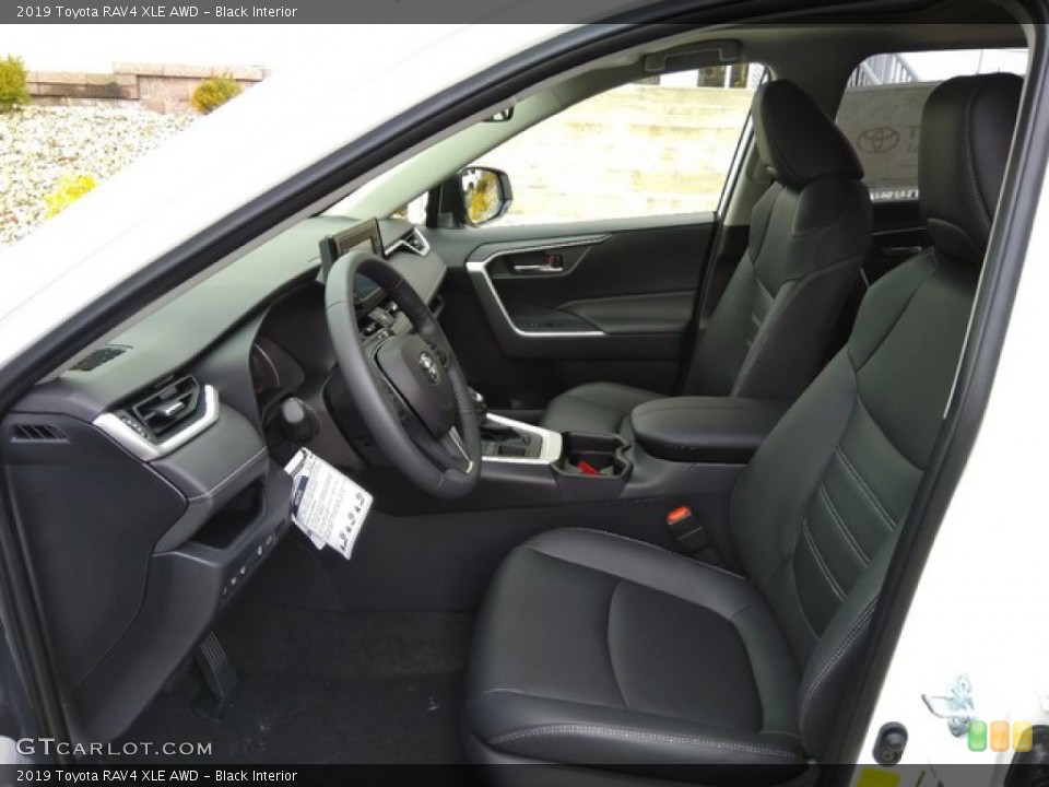 Black Interior Front Seat for the 2019 Toyota RAV4 XLE AWD #131290107