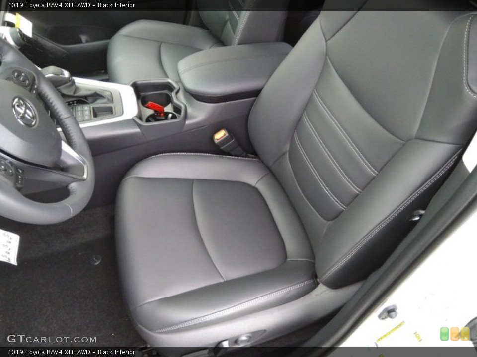 Black Interior Front Seat for the 2019 Toyota RAV4 XLE AWD #131290119