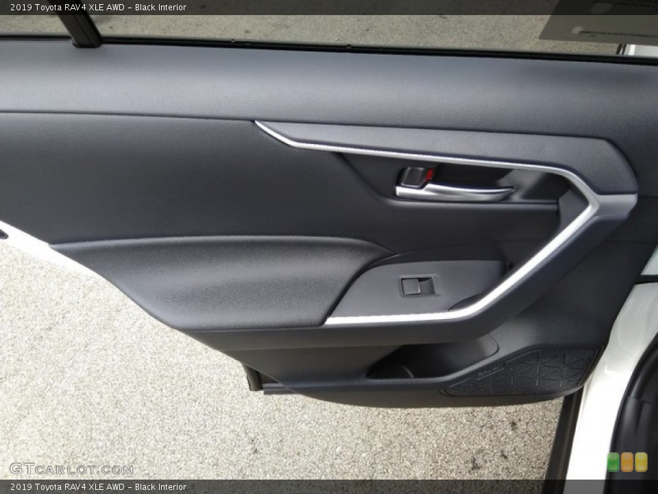 Black Interior Door Panel for the 2019 Toyota RAV4 XLE AWD #131290152