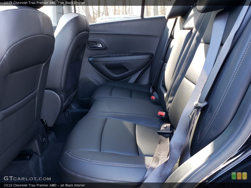 Jet Black Interior Rear Seat for the 2019 Chevrolet Trax Premier AWD #131290431