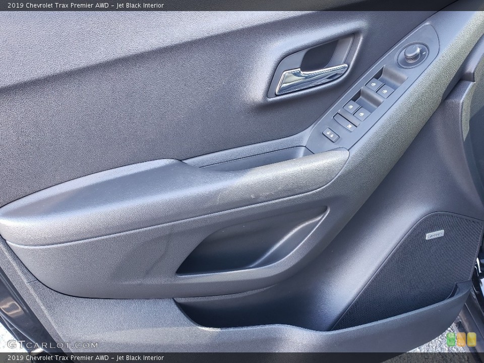 Jet Black Interior Door Panel for the 2019 Chevrolet Trax Premier AWD #131290476
