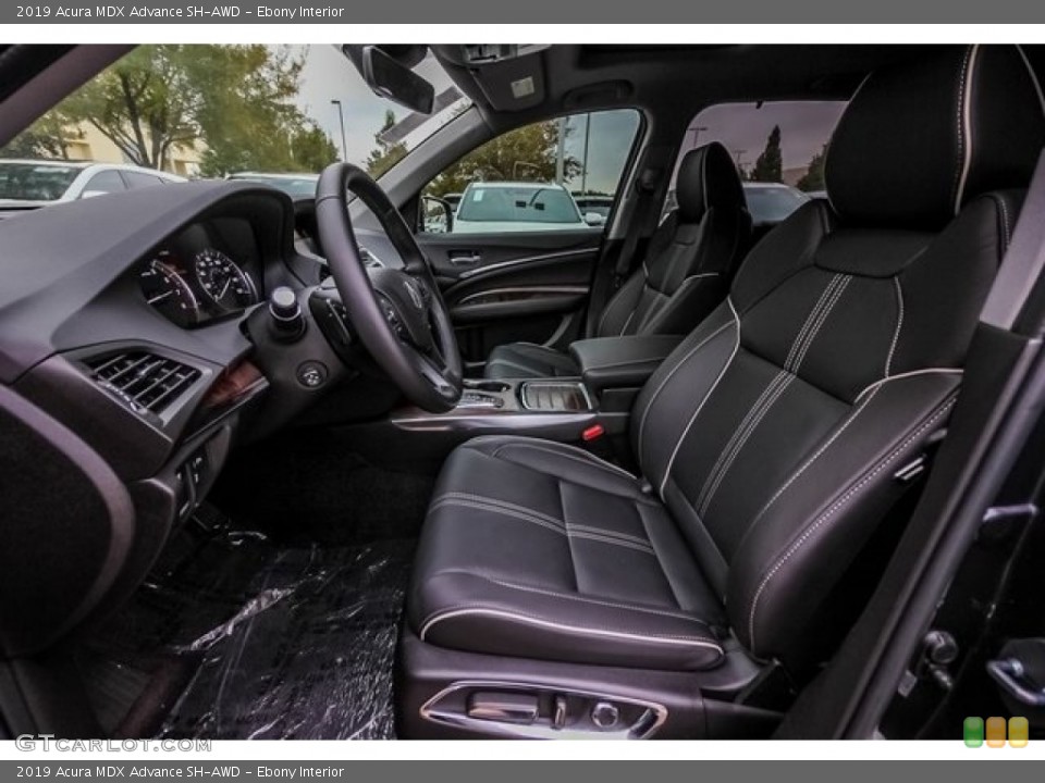 Ebony Interior Photo for the 2019 Acura MDX Advance SH-AWD #131297247