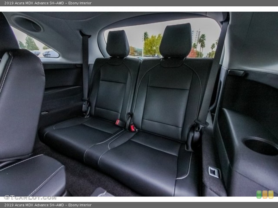 Ebony Interior Rear Seat for the 2019 Acura MDX Advance SH-AWD #131297310