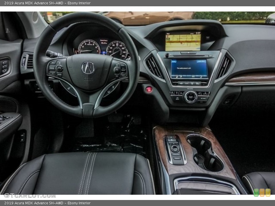 Ebony Interior Dashboard for the 2019 Acura MDX Advance SH-AWD #131297478