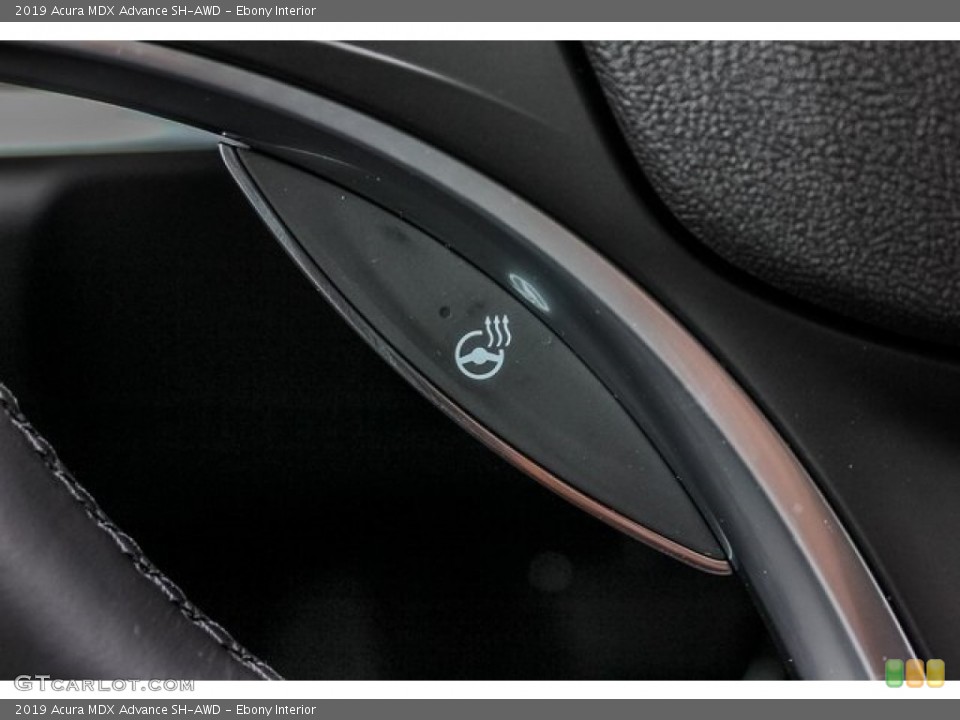 Ebony Interior Steering Wheel for the 2019 Acura MDX Advance SH-AWD #131297772