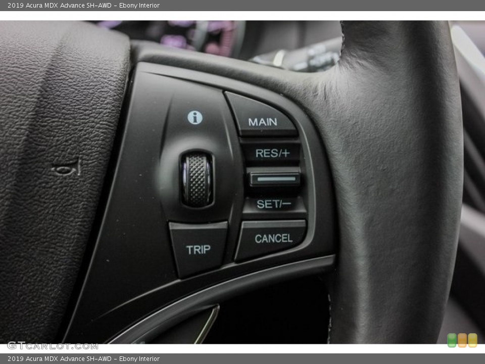 Ebony Interior Steering Wheel for the 2019 Acura MDX Advance SH-AWD #131297838