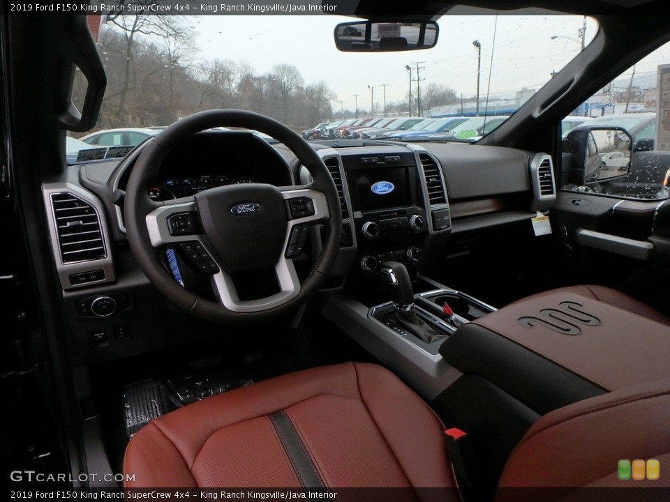 King Ranch Kingsville/Java Interior Photo for the 2019 Ford F150 King Ranch SuperCrew 4x4 #131299290