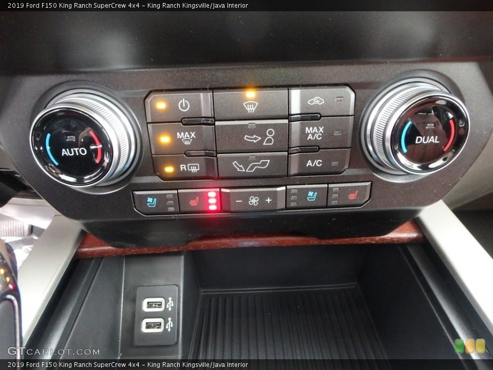King Ranch Kingsville/Java Interior Controls for the 2019 Ford F150 King Ranch SuperCrew 4x4 #131299356