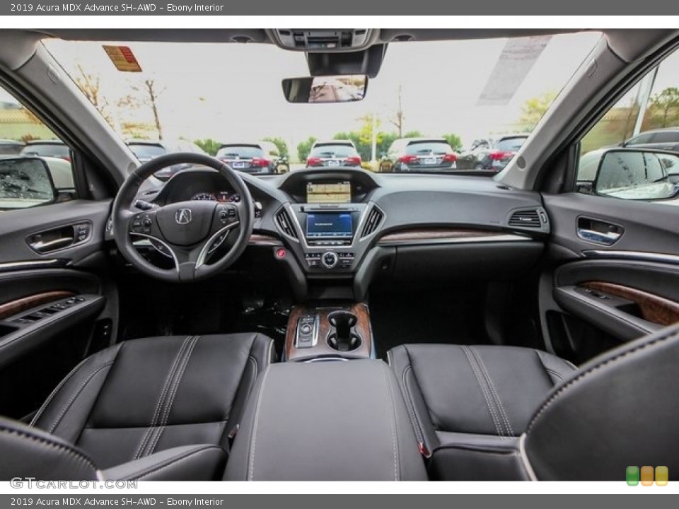Ebony Interior Photo for the 2019 Acura MDX Advance SH-AWD #131302368