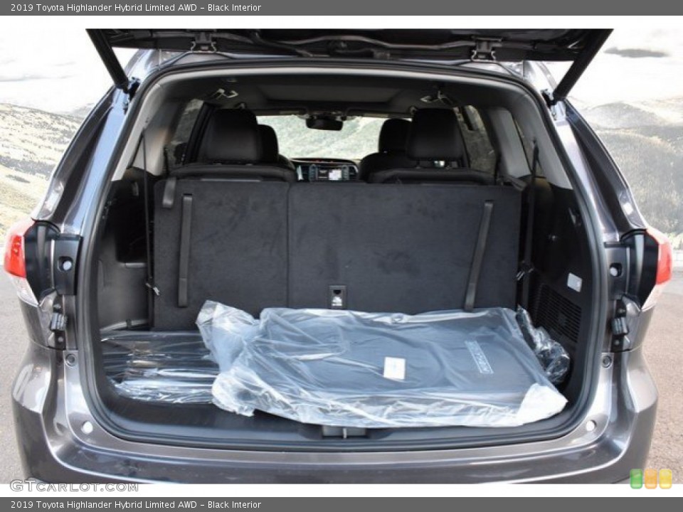 Black Interior Trunk for the 2019 Toyota Highlander Hybrid Limited AWD #131304007