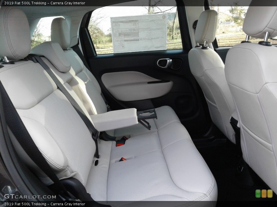 Carrera Gray Interior Rear Seat for the 2019 Fiat 500L Trekking #131309589