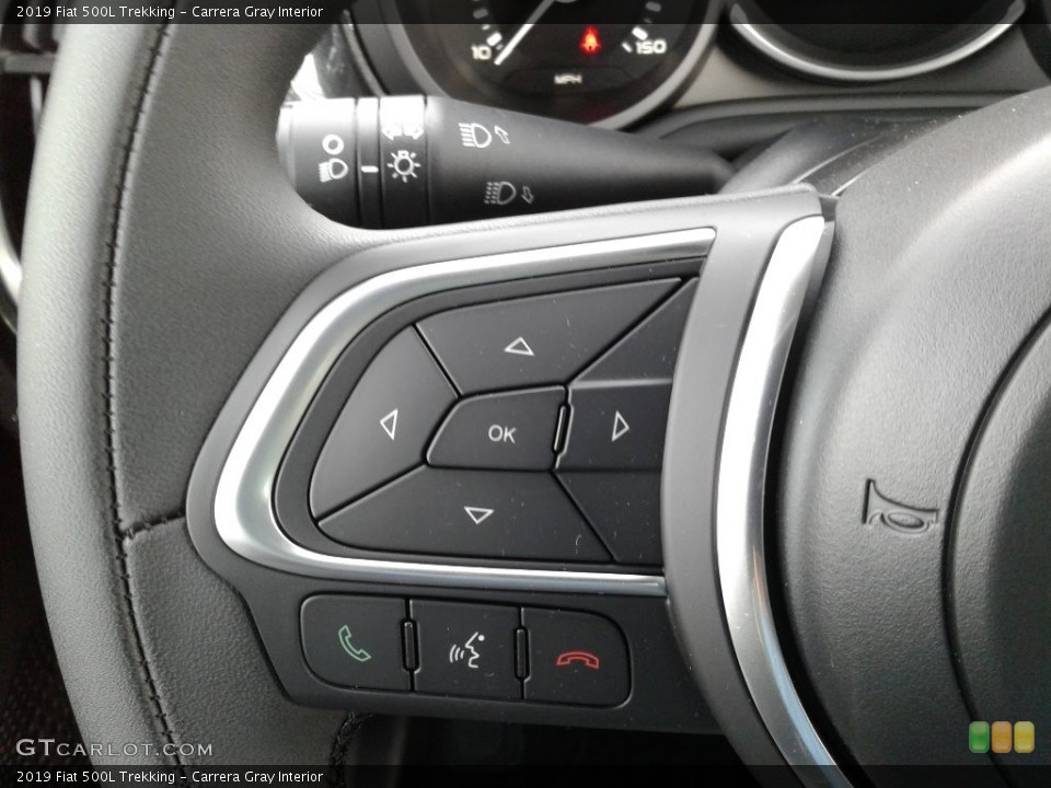 Carrera Gray Interior Steering Wheel for the 2019 Fiat 500L Trekking #131309610