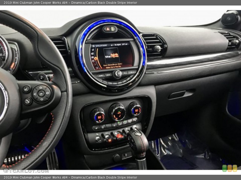Dinamica/Carbon Black Double Stripe Interior Dashboard for the 2019 Mini Clubman John Cooper Works All4 #131310204