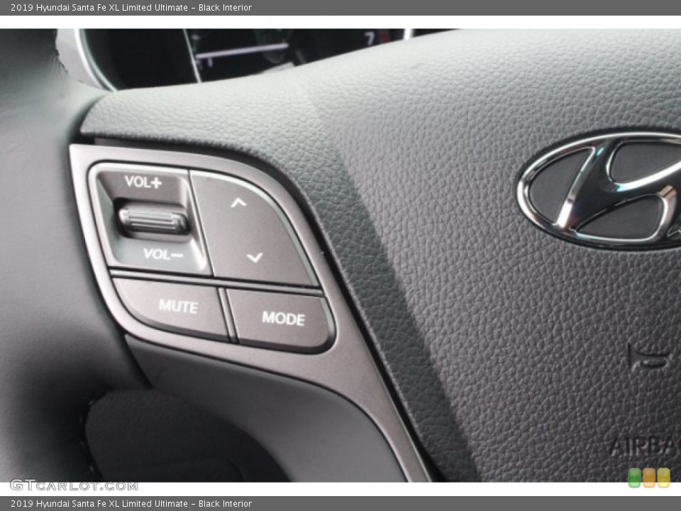 Black Interior Steering Wheel for the 2019 Hyundai Santa Fe XL Limited Ultimate #131311299