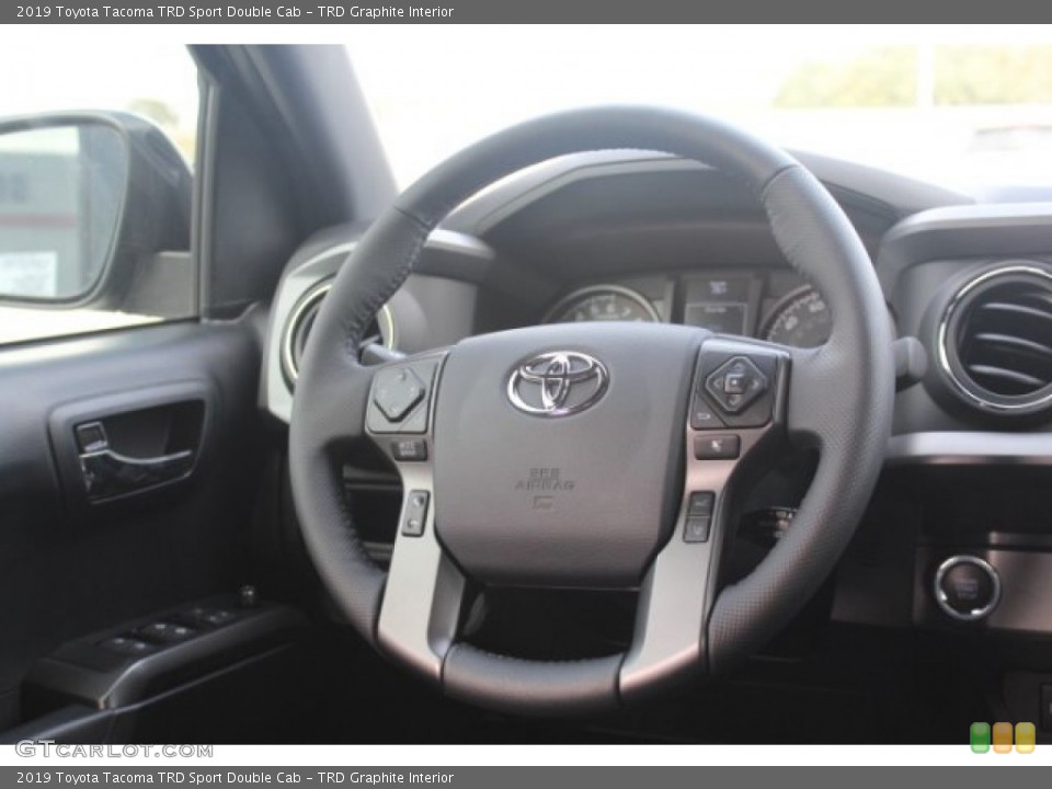 TRD Graphite Interior Steering Wheel for the 2019 Toyota Tacoma TRD Sport Double Cab #131311761