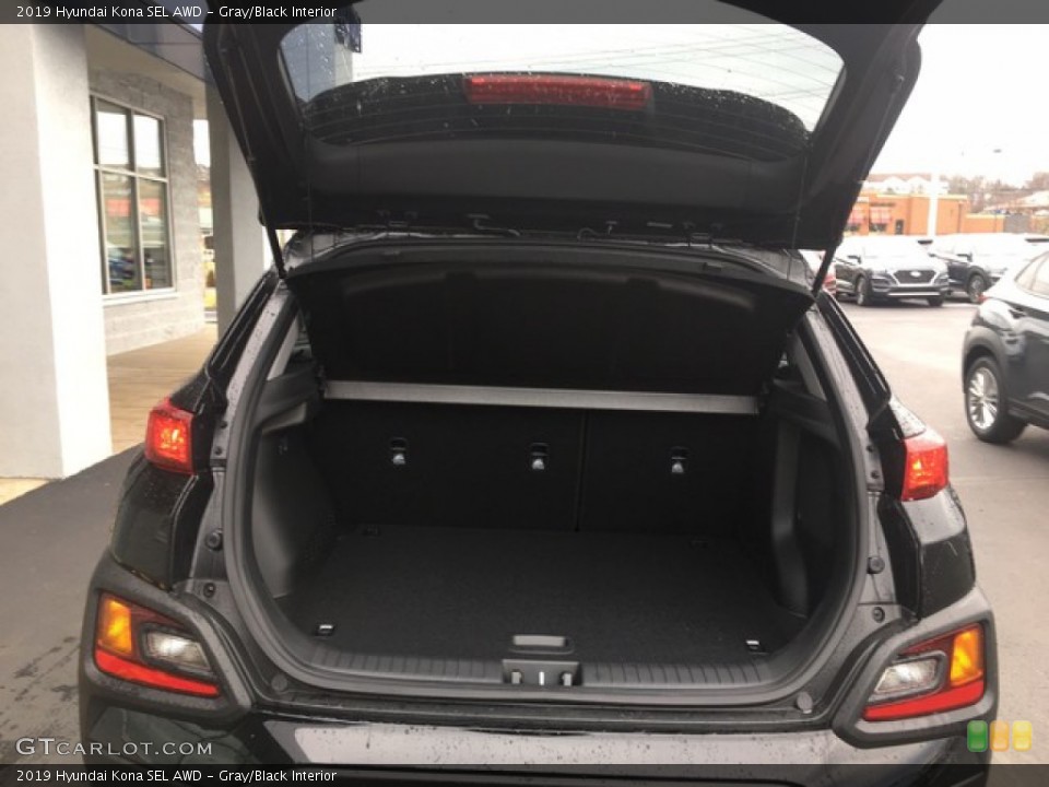 Gray/Black Interior Trunk for the 2019 Hyundai Kona SEL AWD #131314551