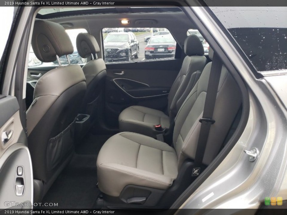 Gray Interior Rear Seat for the 2019 Hyundai Santa Fe XL Limited Ultimate AWD #131315604