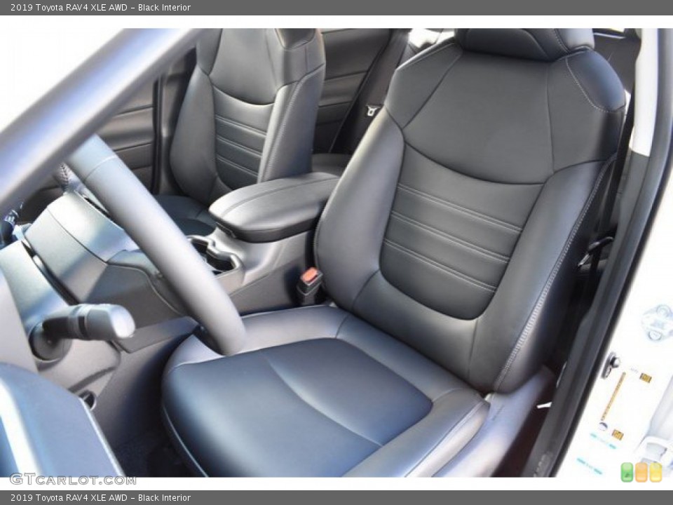 Black Interior Front Seat for the 2019 Toyota RAV4 XLE AWD #131317601