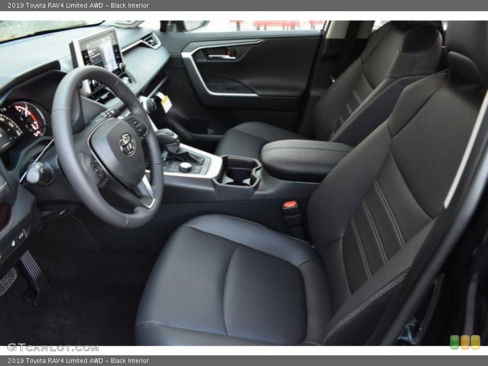 Black Interior Front Seat for the 2019 Toyota RAV4 Limited AWD #131320044