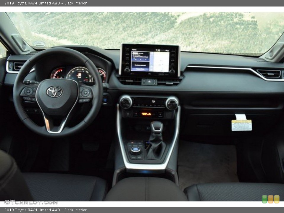Black Interior Dashboard for the 2019 Toyota RAV4 Limited AWD #131320080