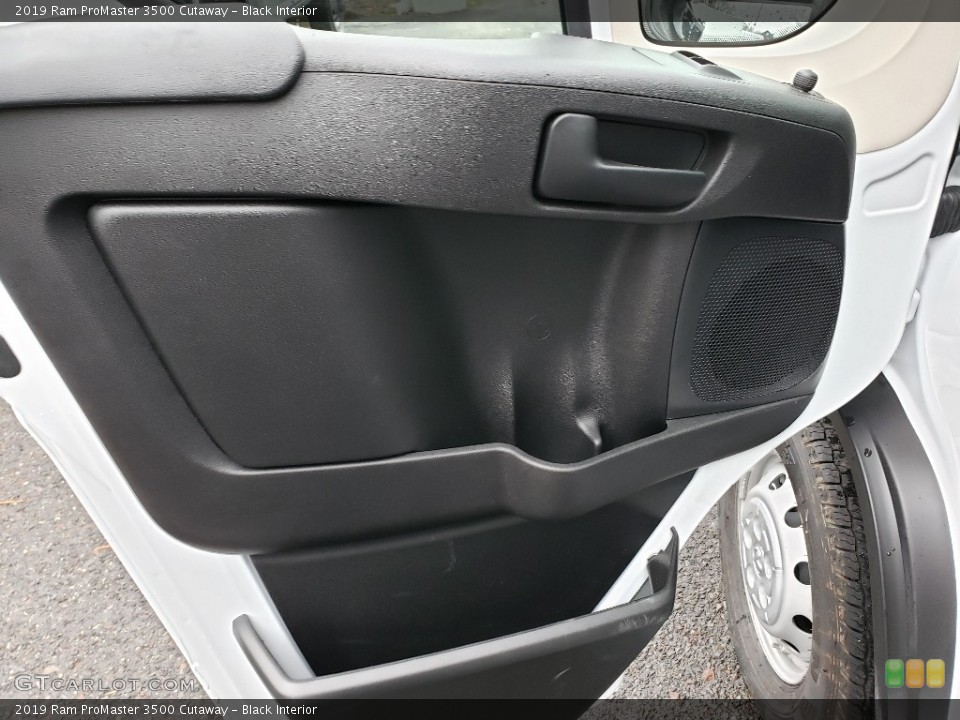 Black Interior Door Panel for the 2019 Ram ProMaster 3500 Cutaway #131321808