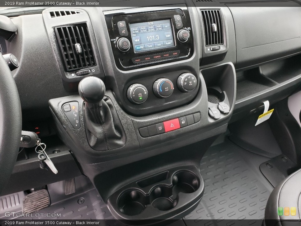Black Interior Dashboard for the 2019 Ram ProMaster 3500 Cutaway #131321862