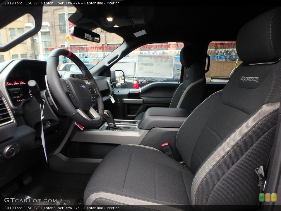 Raptor Black Interior Front Seat for the 2019 Ford F150 SVT Raptor SuperCrew 4x4 #131322087