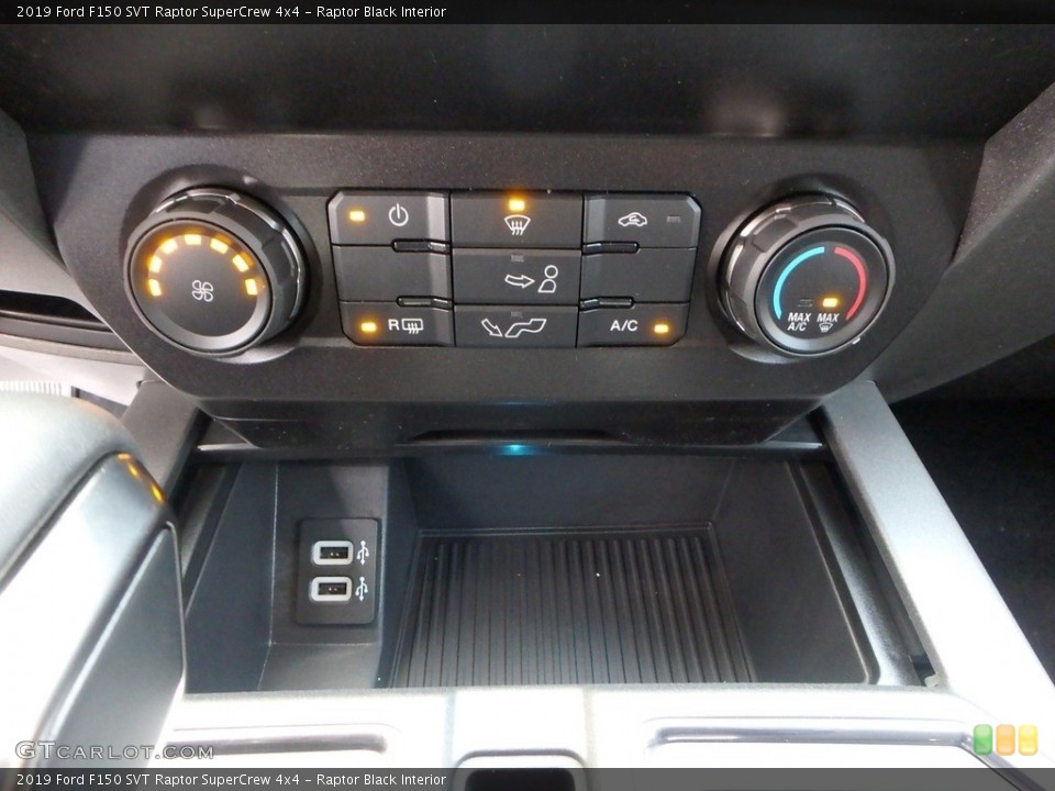Raptor Black Interior Controls for the 2019 Ford F150 SVT Raptor SuperCrew 4x4 #131322276