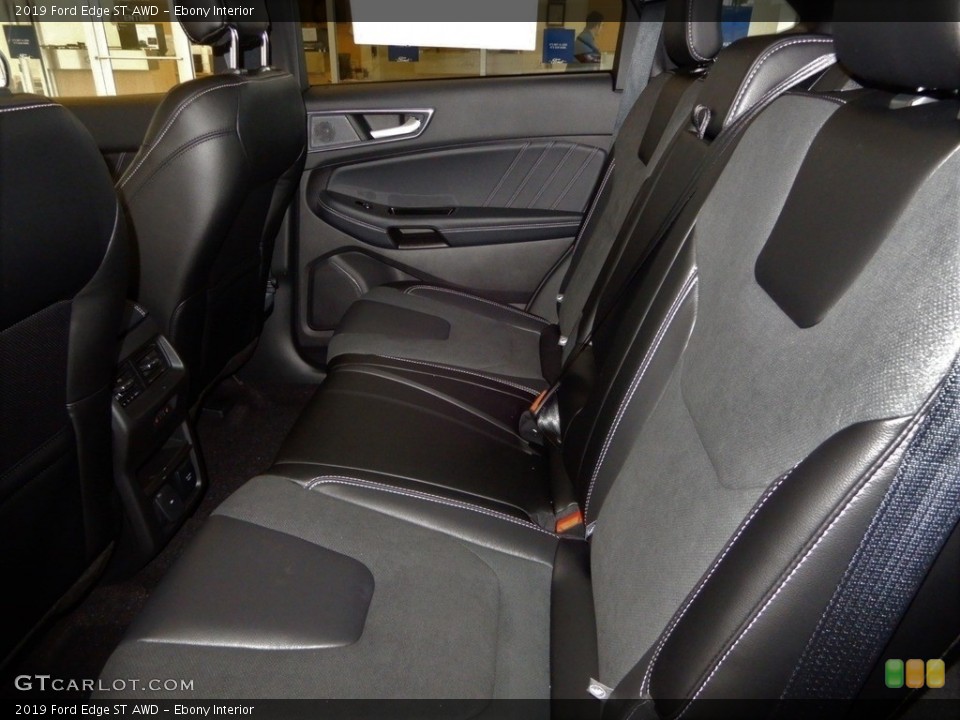 Ebony Interior Rear Seat for the 2019 Ford Edge ST AWD #131325039
