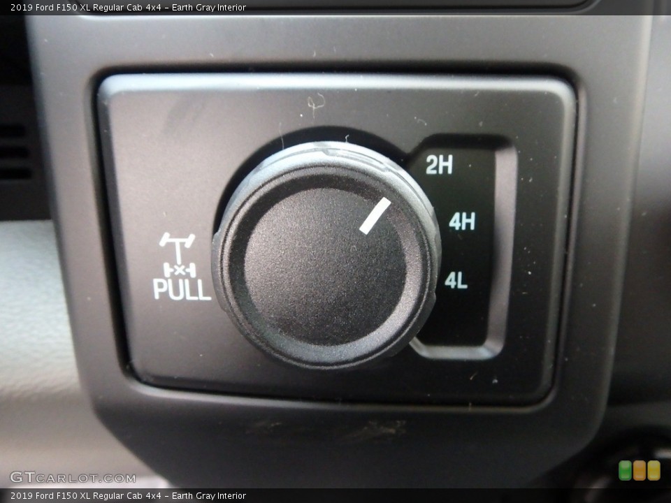 Earth Gray Interior Controls for the 2019 Ford F150 XL Regular Cab 4x4 #131326215