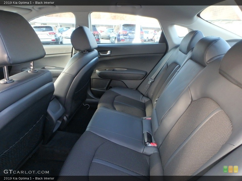 Black Interior Rear Seat for the 2019 Kia Optima S #131328579