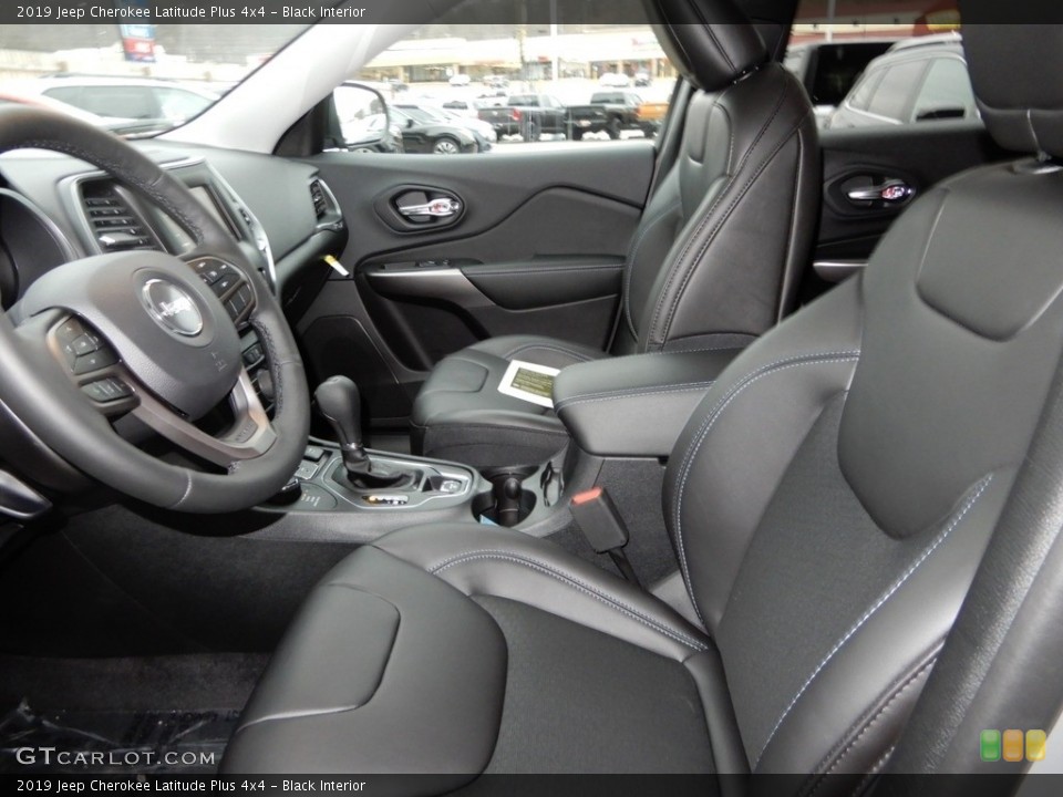 Black Interior Front Seat for the 2019 Jeep Cherokee Latitude Plus 4x4 #131331171