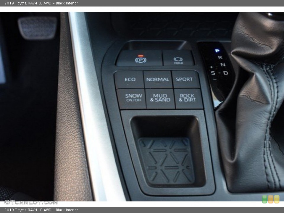 Black Interior Controls for the 2019 Toyota RAV4 LE AWD #131337574