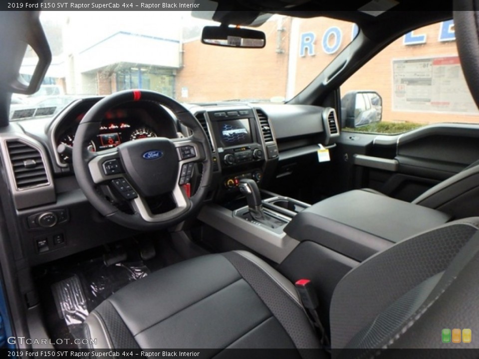 Raptor Black Interior Photo for the 2019 Ford F150 SVT Raptor SuperCab 4x4 #131344610