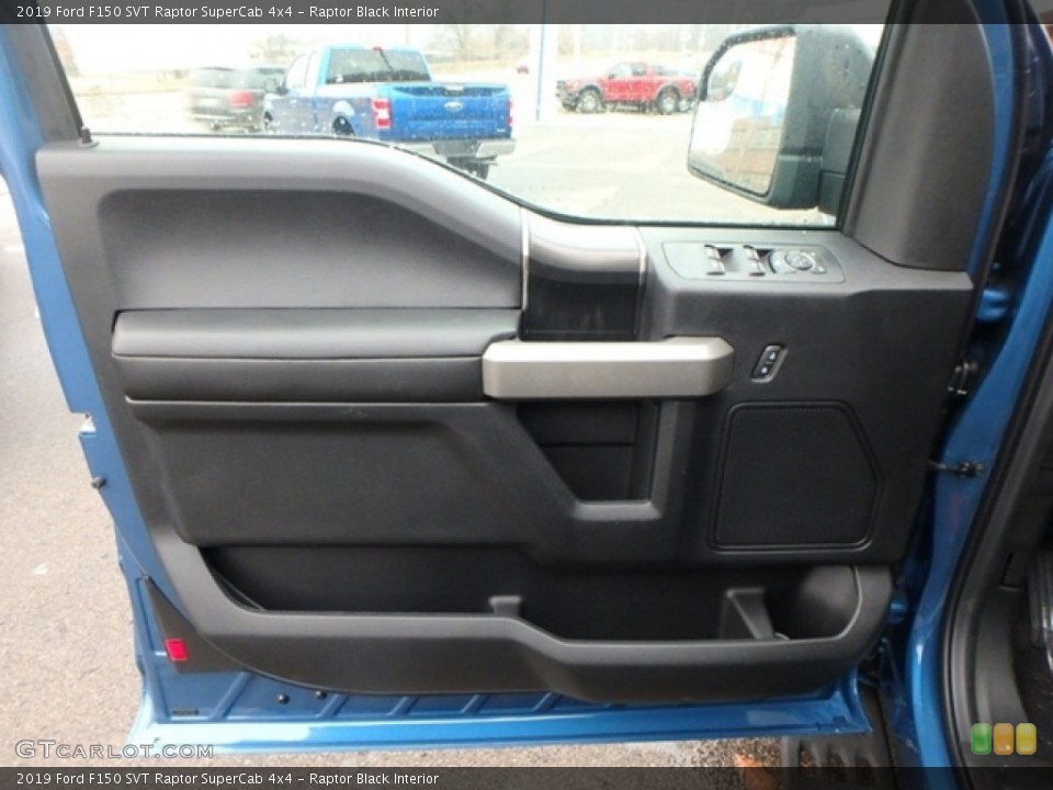 Raptor Black Interior Door Panel for the 2019 Ford F150 SVT Raptor SuperCab 4x4 #131344631