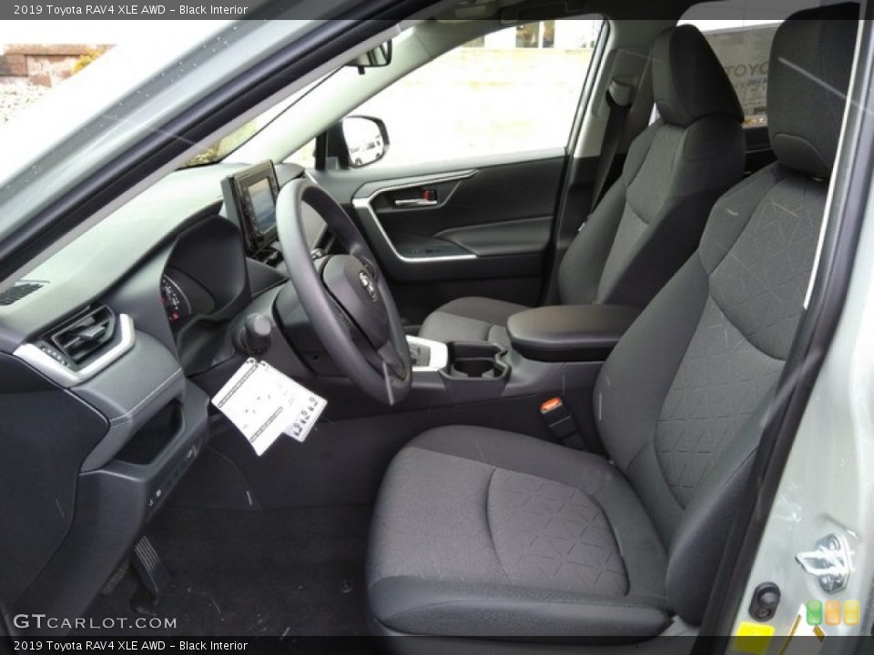 Black Interior Front Seat for the 2019 Toyota RAV4 XLE AWD #131344985