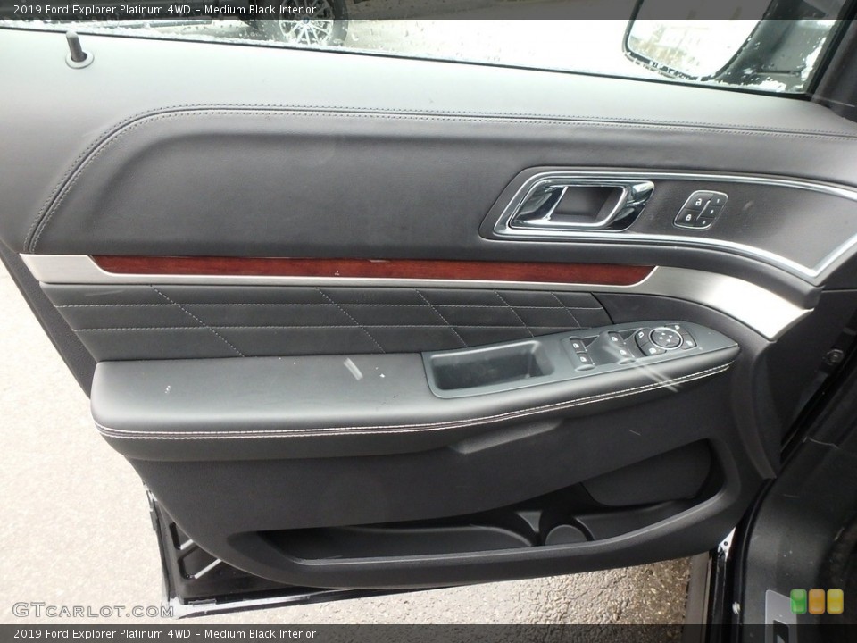Medium Black Interior Door Panel for the 2019 Ford Explorer Platinum 4WD #131345843