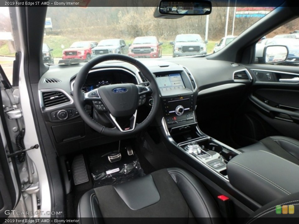 Ebony Interior Front Seat for the 2019 Ford Edge ST AWD #131346563