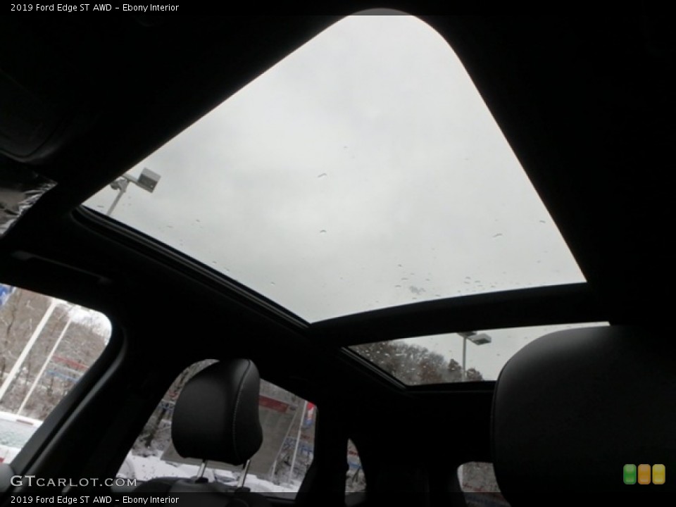 Ebony Interior Sunroof for the 2019 Ford Edge ST AWD #131346637
