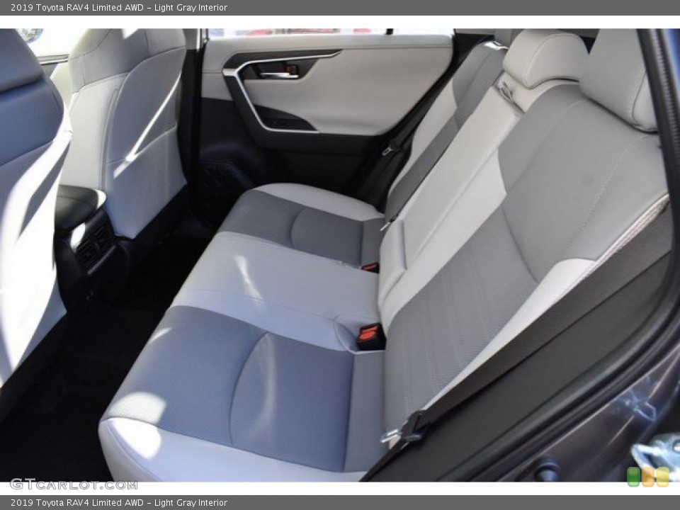 Light Gray Interior Rear Seat for the 2019 Toyota RAV4 Limited AWD #131346839