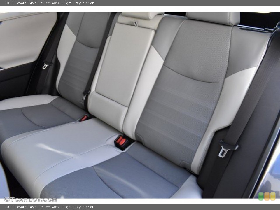 Light Gray Interior Rear Seat for the 2019 Toyota RAV4 Limited AWD #131346857