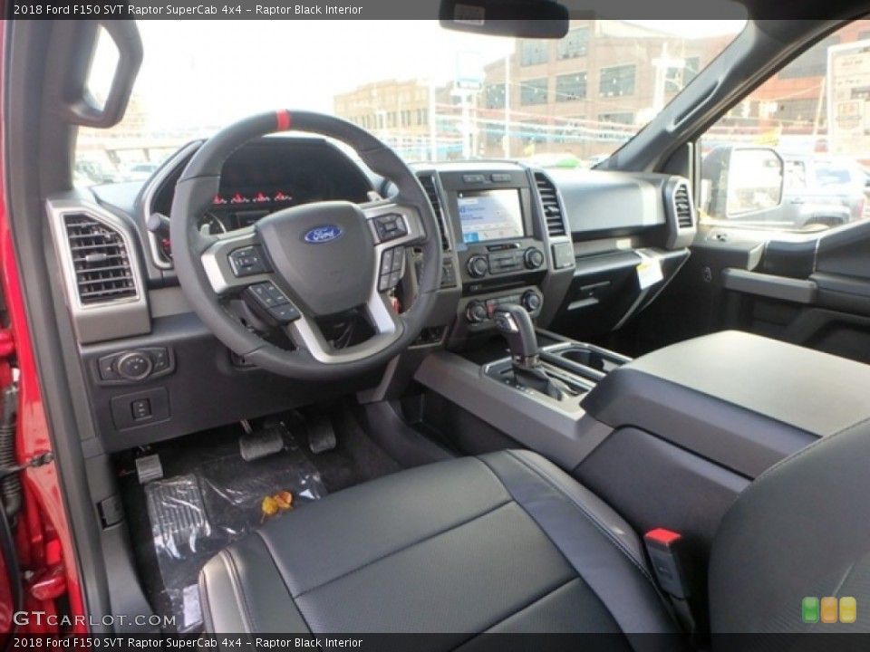 Raptor Black Interior Front Seat for the 2018 Ford F150 SVT Raptor SuperCab 4x4 #131347823