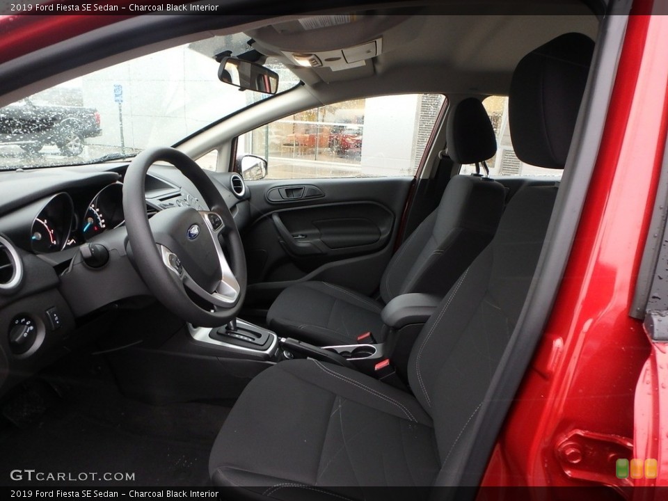 Charcoal Black Interior Front Seat for the 2019 Ford Fiesta SE Sedan #131347826